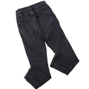 Ahold Nico High Rise Slim Jeans Virtue Dark Wash Button Fly 28